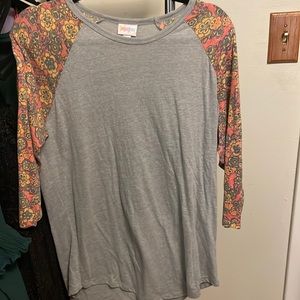 LuLaroe Randy 3/4 sleeve tee
